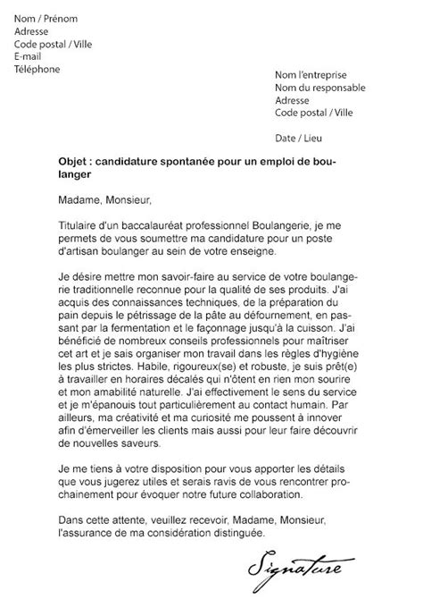 Lettre de motivation pour un poste de maroquinier .